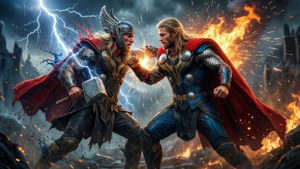 Clash of Thunder and Fire