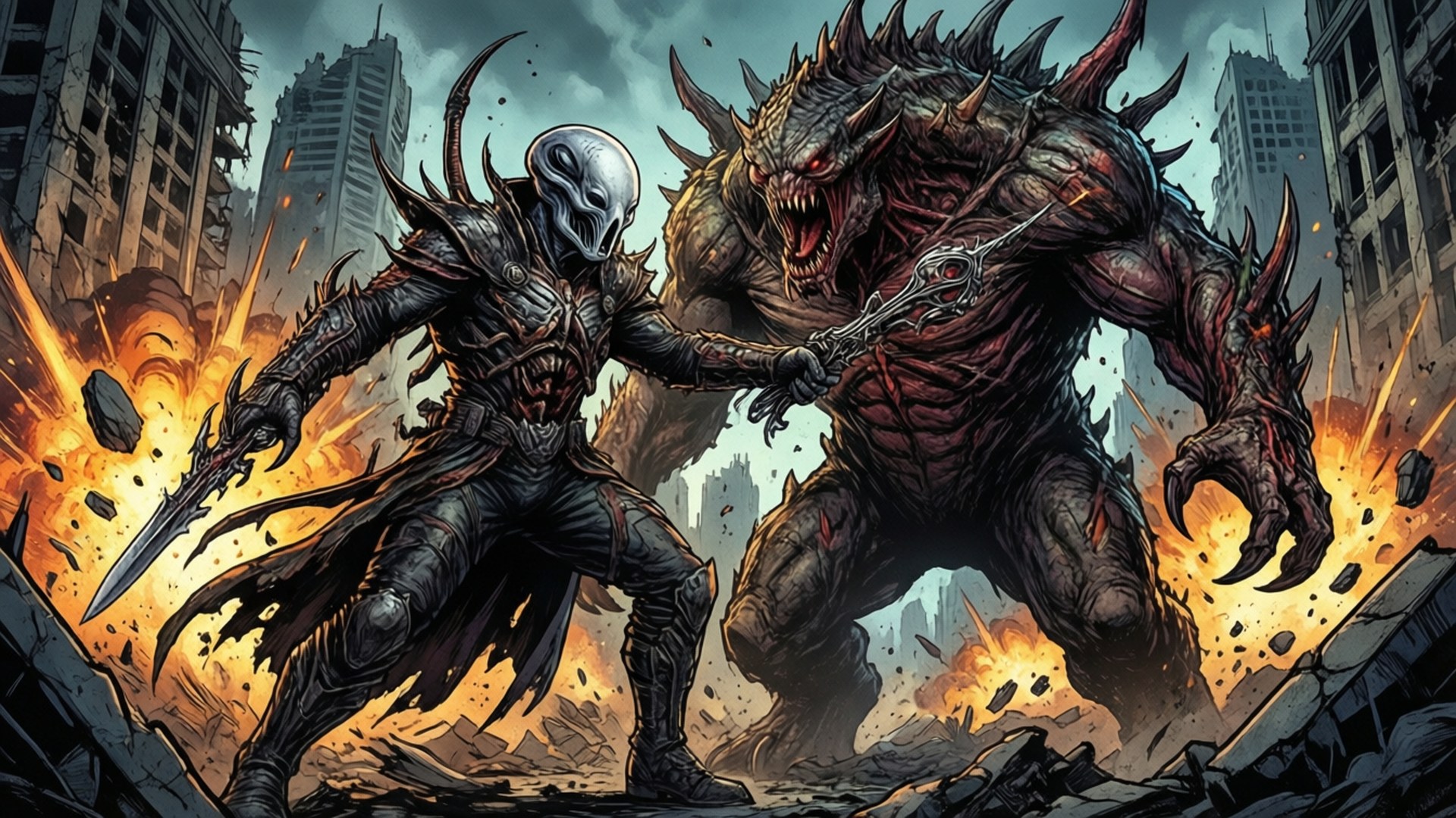 Clash of Titans by Wallpapers.art Studio