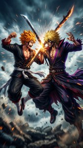 Clash with Grimmjow