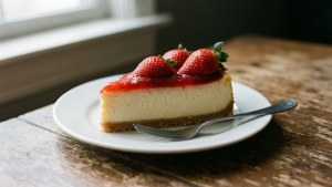 Classic Cheesecake Slice