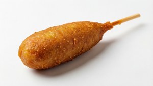 Classic Corn Dog Isolated