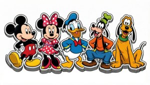 Classic Five Sticker Lineup