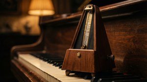 Classic Metronome on Piano
