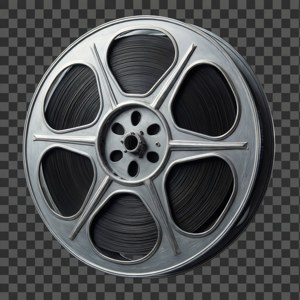 Classic Movie Reel Isolated