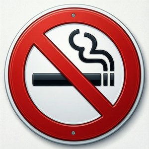 Classic No Smoking Sign