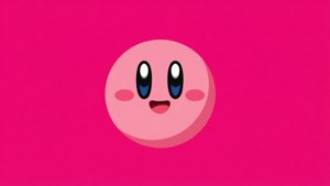 Classic Pink Kirby Face
