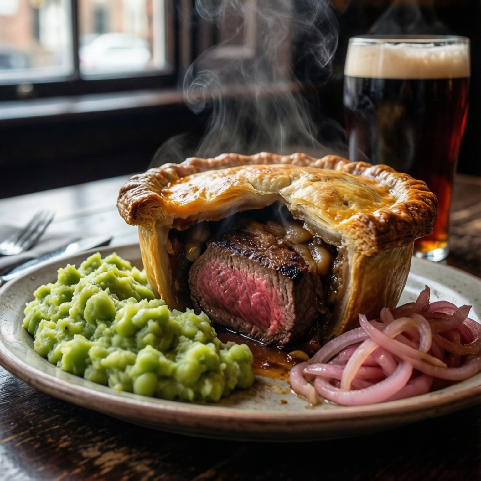 Classic Pub Lunch by Wallpapers.art Studio