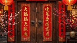Classic Red Door Couplets