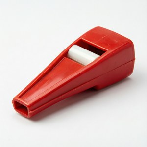 Classic Red Kazoo on White