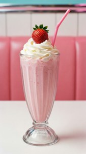 Classic Strawberry Milkshake