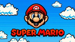 Classic Super Mario Text