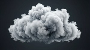 Classic White Smoke Poof
