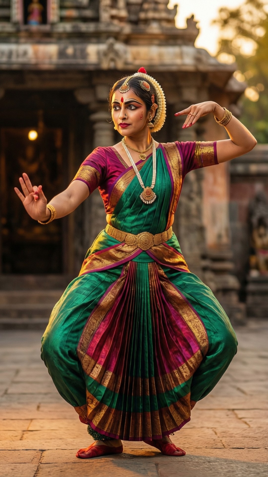 Classical Dance Elegance by Wallpapers.art Studio