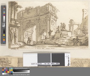 Classical Ruins with the Arch of Constantine
