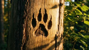 Claw Marks on Tree