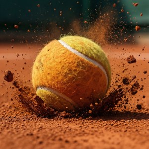 Clay Splash Tennis Ball