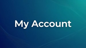 Clean Account Typography