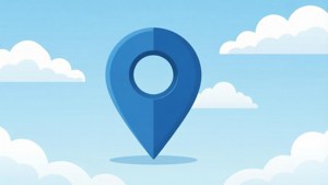 Clean Blue Sky Pin