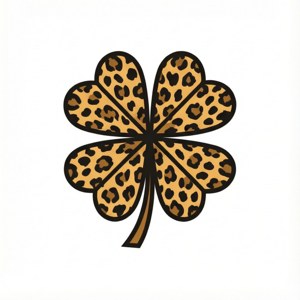 Clean Cheetah Shamrock Icon
