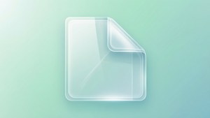 Clean PNG File Icon