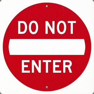 Clean Vector Prohibit
