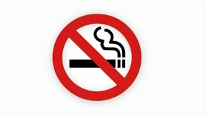 Clean White No Smoking