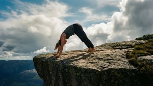Cliff Crow Pose