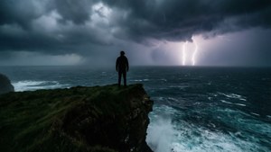 Cliff Edge at Storm