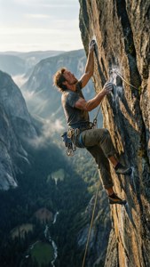 Cliff Edge Climber