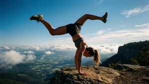 Cliff Handstand