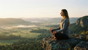 Cliff Meditation Sunrise