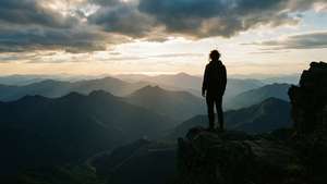 Cliff Silhouette