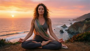 Cliff Sunrise Yoga