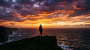 Cliff Sunset July