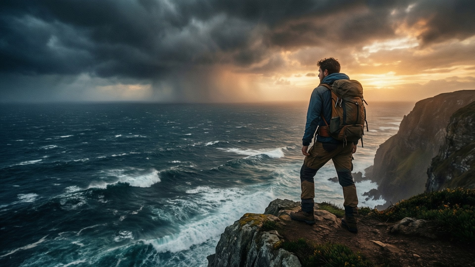 Cliffhanger Risk by Wallpapers.art Studio
