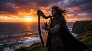 Cliffside Bard Sunset