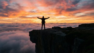 Cliffside Cloud Sunrise