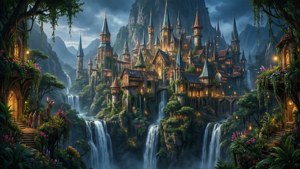Cliffside Fantasy City