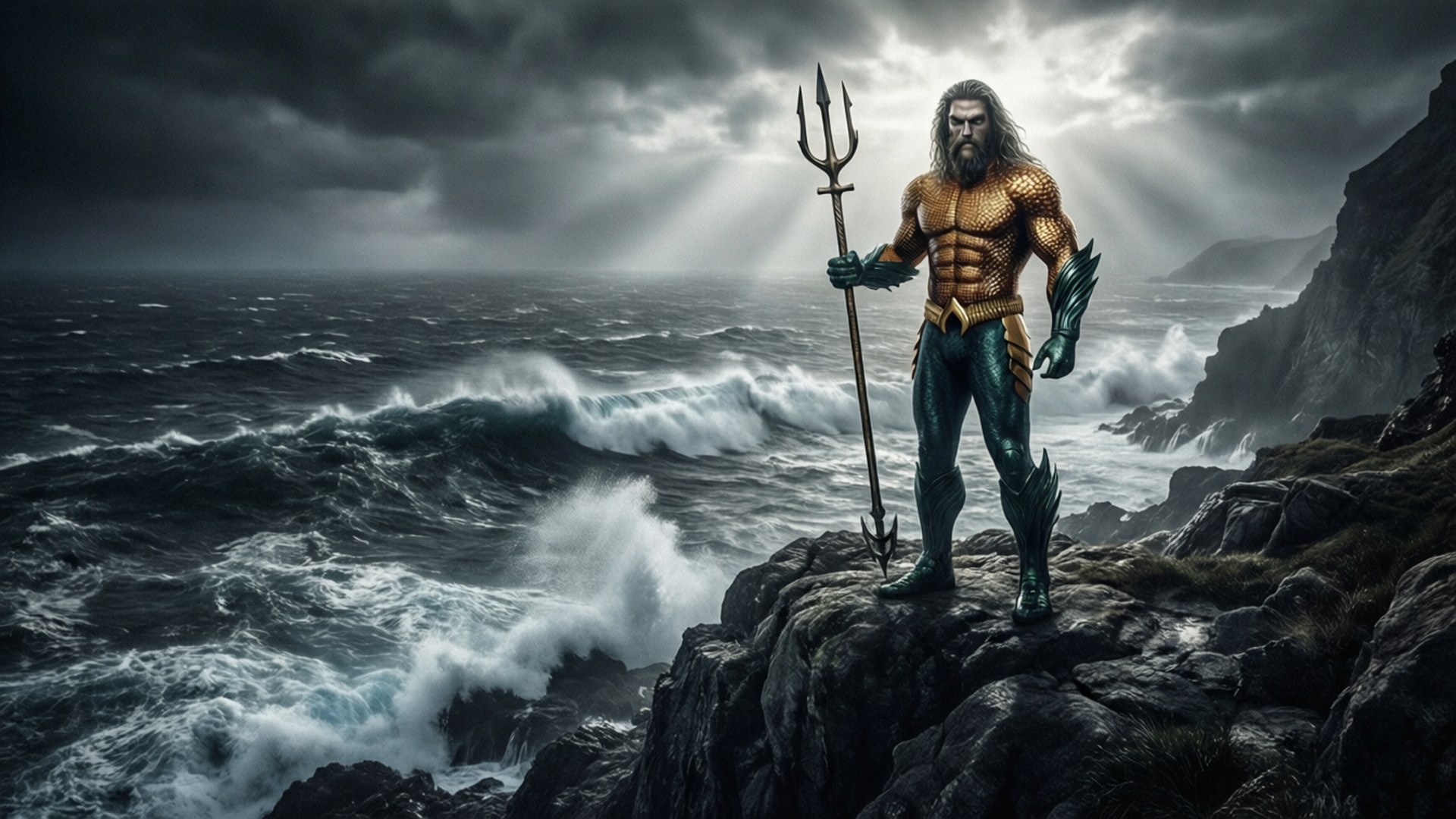 Cliffside Sentinel by Wallpapers.art Studio