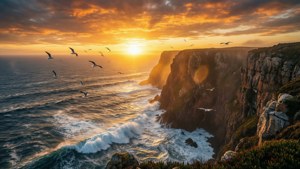 Cliffside Sunset