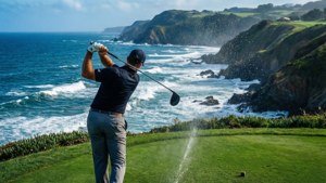 Cliffside Tee Shot