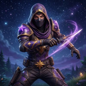 Cloaked Star Kunai
