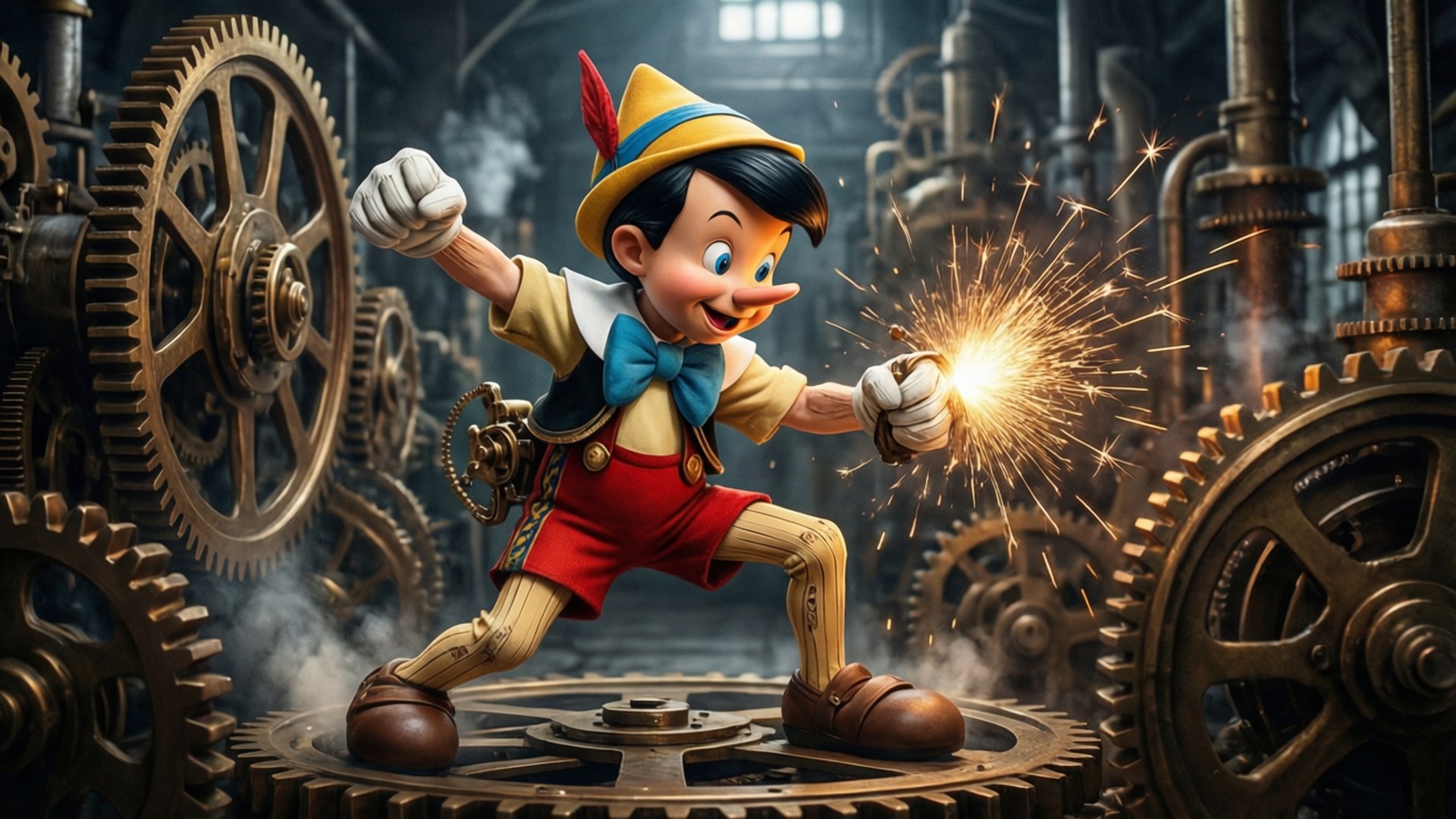 Clockwork Factory Fury by Wallpapers.art Studio