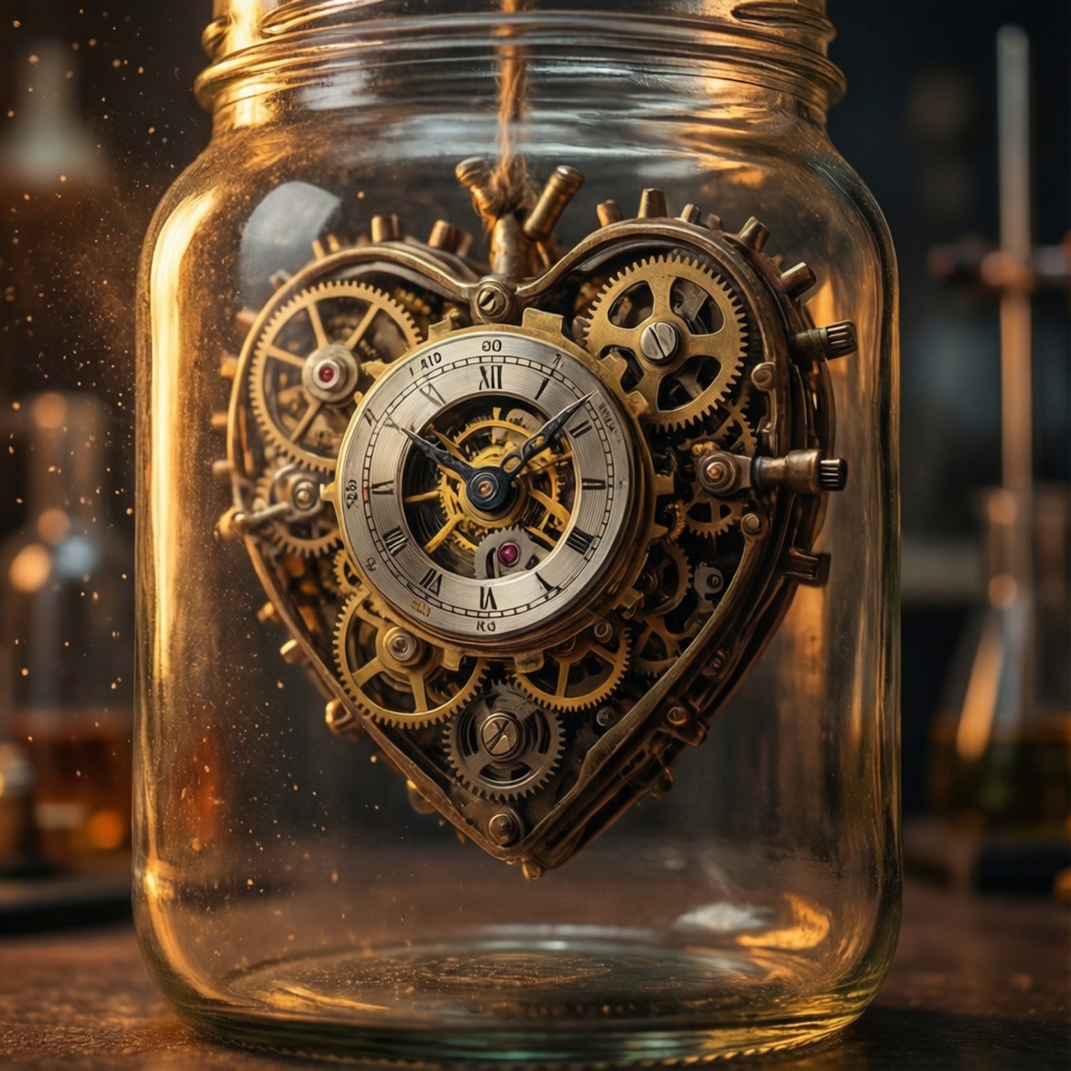 Clockwork Heart Vessel by Wallpapers.art Studio