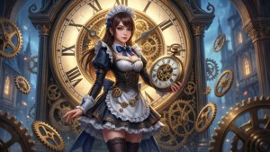 Clockwork Maid Elegance