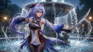 Clorinde Fountain Duel