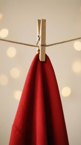 Clothespin with Fabric