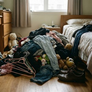 Clothing Clutter Floor