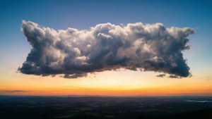 Cloud Banner Sunset