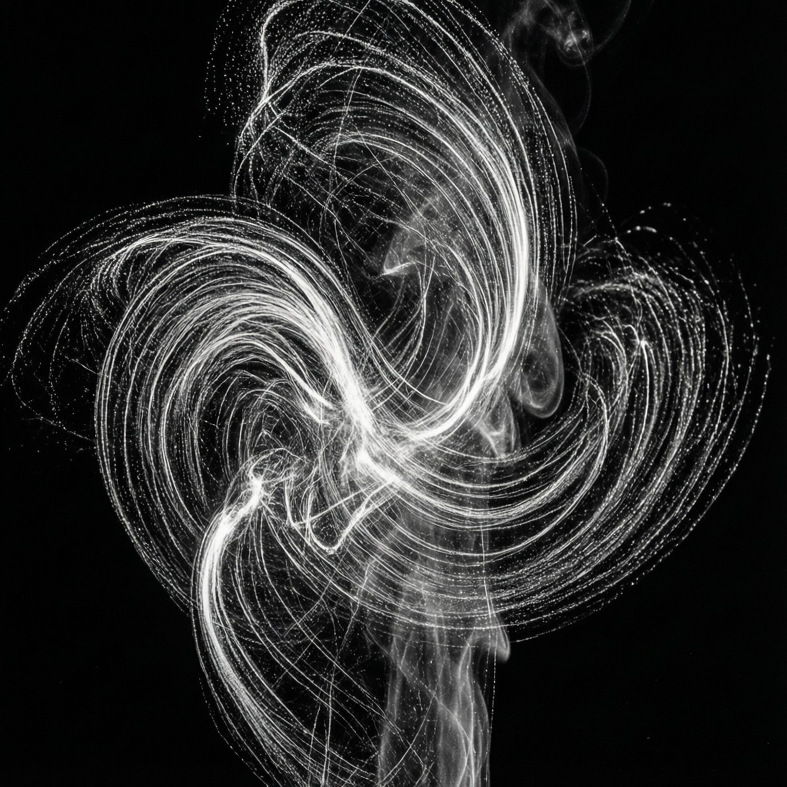 Cloud Chamber Traces by Wallpapers.art Studio